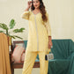 Soft yellow Kurta and Pant set