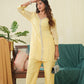 Soft yellow Kurta and Pant set