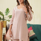 Dusty Rose Pearl Kurta and Pant set