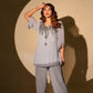 Cool Grey Kurta and Pant set