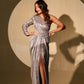 Star Grey Shimmer Dress