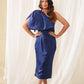 Eletric Blue Bow Dress