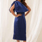 Eletric Blue Bow Dress