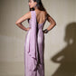 Soft Lilac Drape Saree