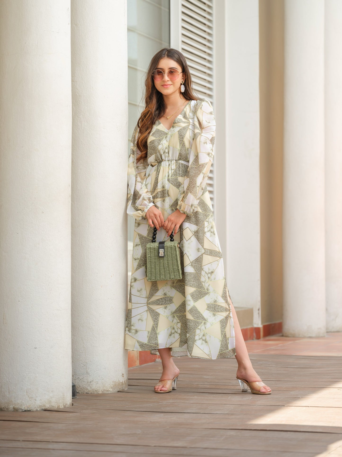 Soft Lime Green Dress