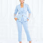 Pastel Blue Blazer set