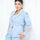 Pastel Blue Blazer set