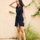 Black Short Honey-Bee Dress