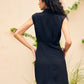 Black Short Honey-Bee Dress