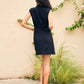 Black Short Honey-Bee Dress