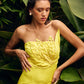 Leafy Lemon Mini Dress