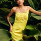 Leafy Lemon Mini Dress