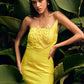 Leafy Lemon Mini Dress