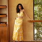 Sunshine Yellow Maxi Skirt and Top