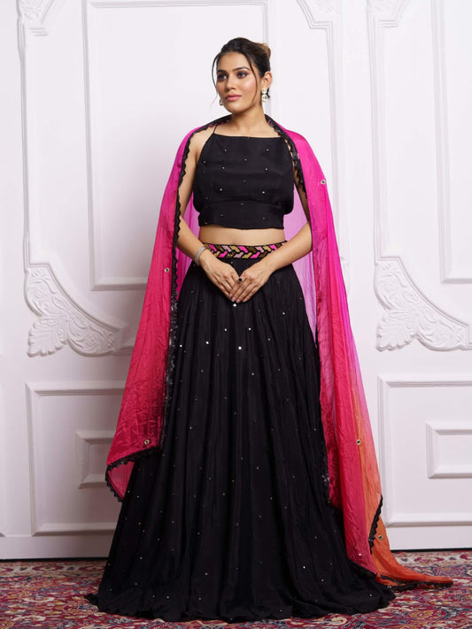 Black lehenga